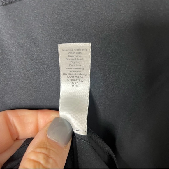 Athleta Rincon Dress Black Sleeveless Size XXS Drawstring Waist Style 291709 - Picture 8 of 9